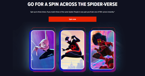 Sony Spider-Man: Across the Spider-Verse Instant Win Game & Sweepstakes