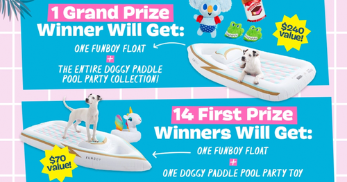 BARK’s Doggy Paddle Pool Party Sweepstakes