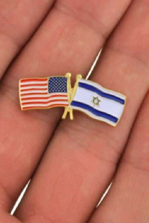 Free USA Israel Flag Pin + Free Shipping [Got Mine!]