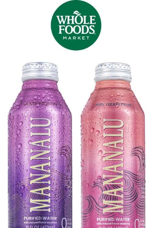 Free Bottle of Mananalu Purified Water at Whole Foods (Rebate)